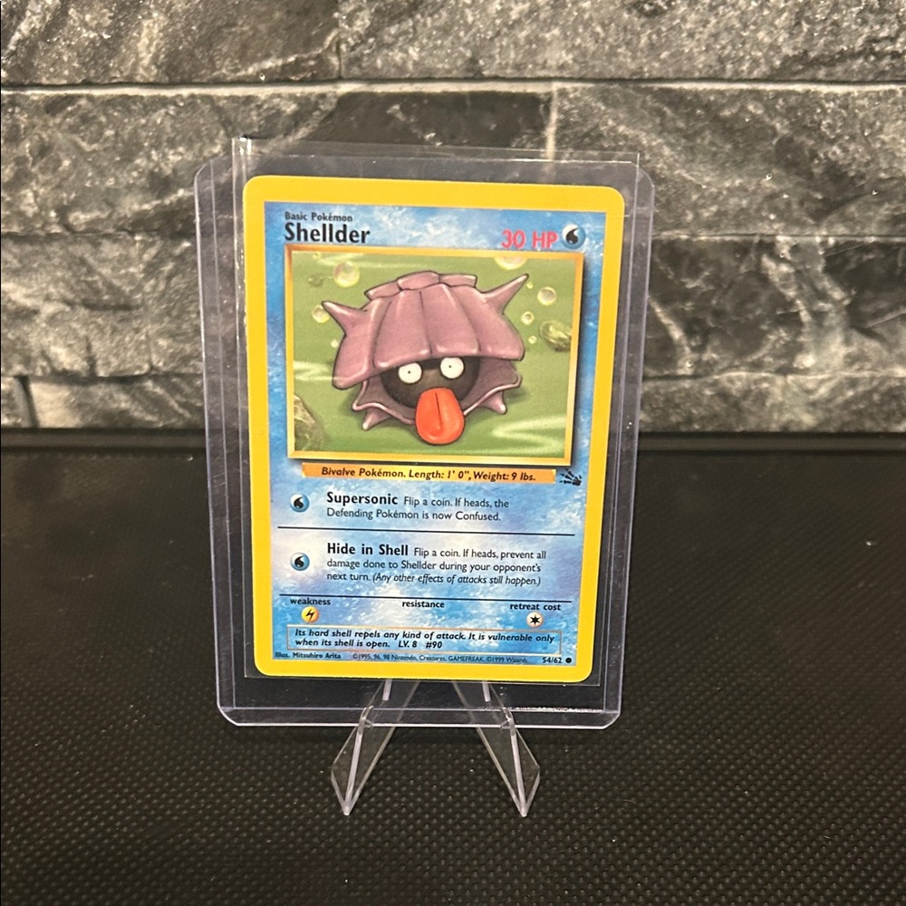 Pokemon‎ 54/62 Shellder 1999 Vintage Card from the Fossil Set M/NM